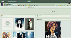 Desktop Screenshot of lillylionheart.deviantart.com