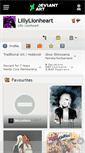 Mobile Screenshot of lillylionheart.deviantart.com