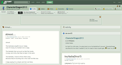 Desktop Screenshot of characterdragon2013.deviantart.com