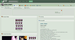 Desktop Screenshot of amber-dragon.deviantart.com