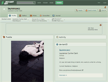 Tablet Screenshot of laurencecc.deviantart.com