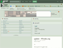 Tablet Screenshot of 5t3f.deviantart.com
