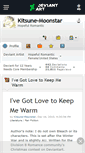 Mobile Screenshot of kitsune-moonstar.deviantart.com