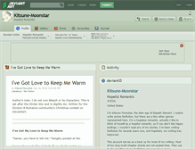 Tablet Screenshot of kitsune-moonstar.deviantart.com
