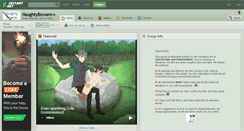 Desktop Screenshot of naughtybeware.deviantart.com