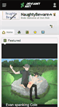 Mobile Screenshot of naughtybeware.deviantart.com