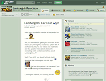 Tablet Screenshot of lamborghinifan-club.deviantart.com