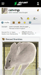 Mobile Screenshot of caliwings.deviantart.com