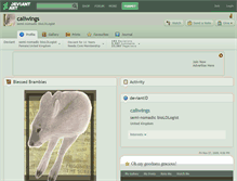Tablet Screenshot of caliwings.deviantart.com