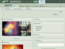 Tablet Screenshot of dotaportal.deviantart.com