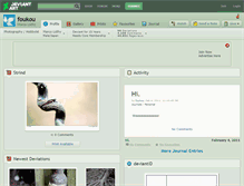 Tablet Screenshot of foukou.deviantart.com