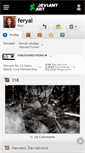 Mobile Screenshot of feryal.deviantart.com