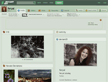 Tablet Screenshot of feryal.deviantart.com