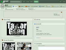Tablet Screenshot of ds23.deviantart.com