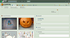 Desktop Screenshot of crusaderdog.deviantart.com