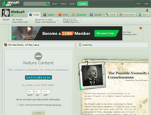 Tablet Screenshot of nimbus9.deviantart.com