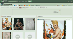 Desktop Screenshot of desertomental.deviantart.com