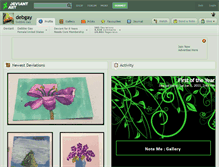 Tablet Screenshot of debgay.deviantart.com