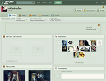 Tablet Screenshot of maladresses.deviantart.com