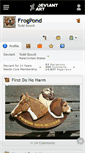 Mobile Screenshot of frogpond.deviantart.com