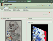 Tablet Screenshot of lisagiggleman.deviantart.com