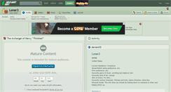 Desktop Screenshot of loner3.deviantart.com