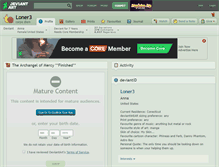 Tablet Screenshot of loner3.deviantart.com