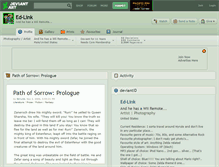 Tablet Screenshot of ed-link.deviantart.com