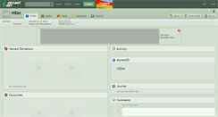 Desktop Screenshot of hidei.deviantart.com