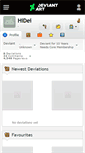 Mobile Screenshot of hidei.deviantart.com
