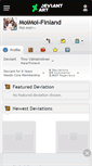 Mobile Screenshot of moimoi-finland.deviantart.com
