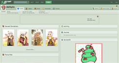 Desktop Screenshot of mevoyxx.deviantart.com