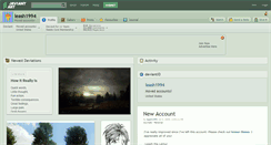 Desktop Screenshot of leash1994.deviantart.com