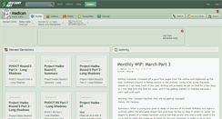 Desktop Screenshot of madican.deviantart.com