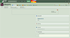 Desktop Screenshot of hidanxaome.deviantart.com