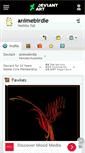 Mobile Screenshot of animebirdie.deviantart.com