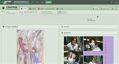 Desktop Screenshot of cloud-ninja.deviantart.com