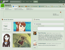 Tablet Screenshot of nishgirl5.deviantart.com