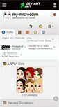Mobile Screenshot of my-microcosm.deviantart.com