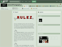 Tablet Screenshot of darkartphotography.deviantart.com