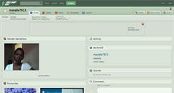 Desktop Screenshot of maralia7923.deviantart.com