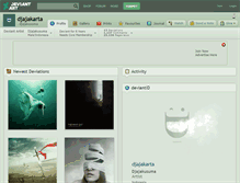 Tablet Screenshot of djajakarta.deviantart.com