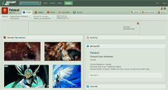 Desktop Screenshot of faizaud.deviantart.com