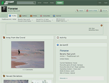 Tablet Screenshot of fionarae.deviantart.com