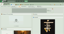 Desktop Screenshot of johnnyclark.deviantart.com