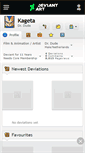 Mobile Screenshot of kageta.deviantart.com