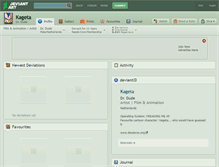 Tablet Screenshot of kageta.deviantart.com