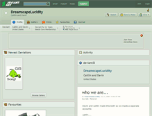 Tablet Screenshot of dreamscapelucidity.deviantart.com