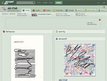 Tablet Screenshot of md-star.deviantart.com