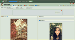 Desktop Screenshot of kayla-noel.deviantart.com